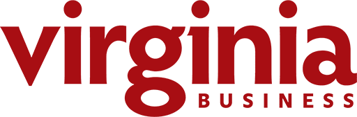 A red logo for virgin bus